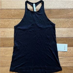 Lululemon Athletica Black High-Neck Tank Top
